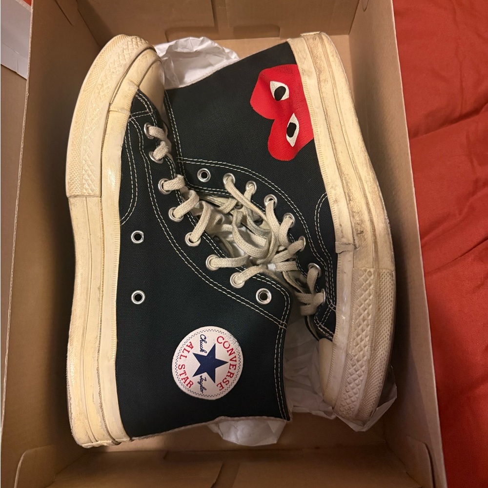 Converse Chuck Taylor All Star High x Comme des Garcons Play Black